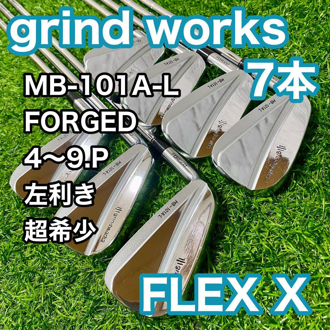 【超希少】グラインドワークス MB-101A-L アイアン 7本 左 レフティ