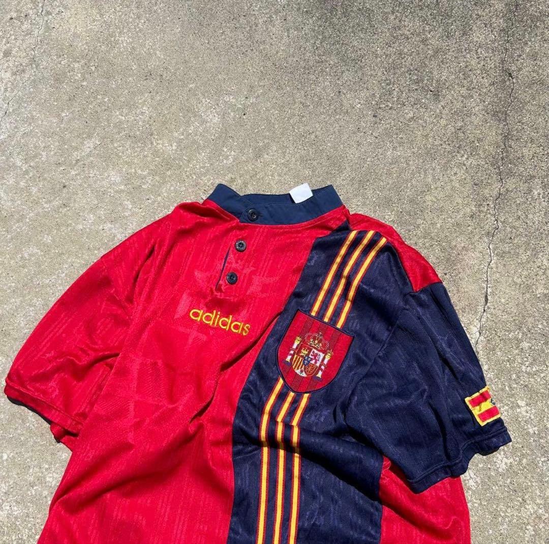 専用90s adidas soccer SPAIN game shirts