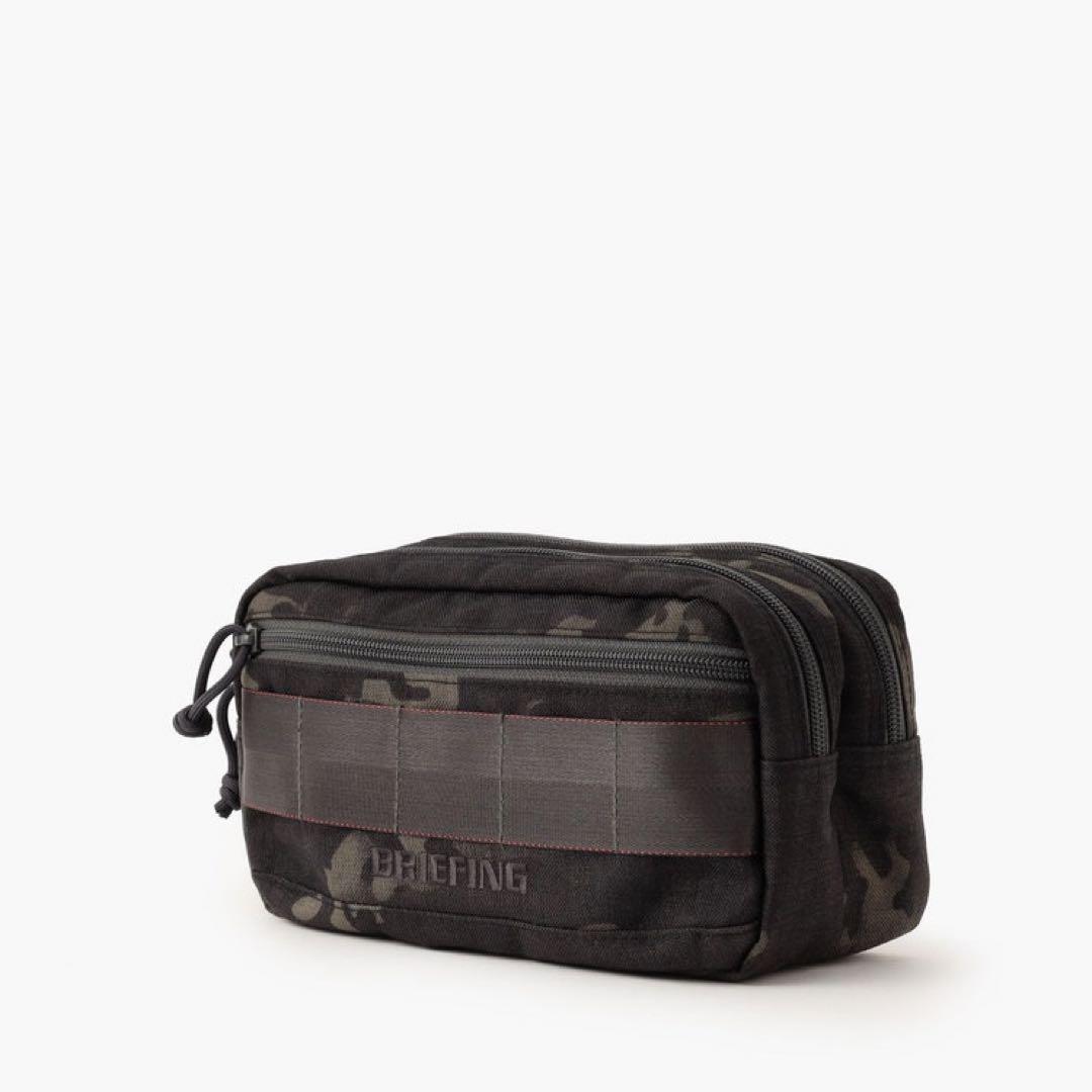 新品 BRIEFING TURF DOUBLE ZIP POUCH 1000D