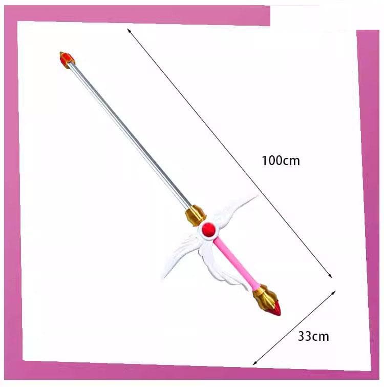 カードキャプターさくら cosplay 道具剣 素材PVC 100cm