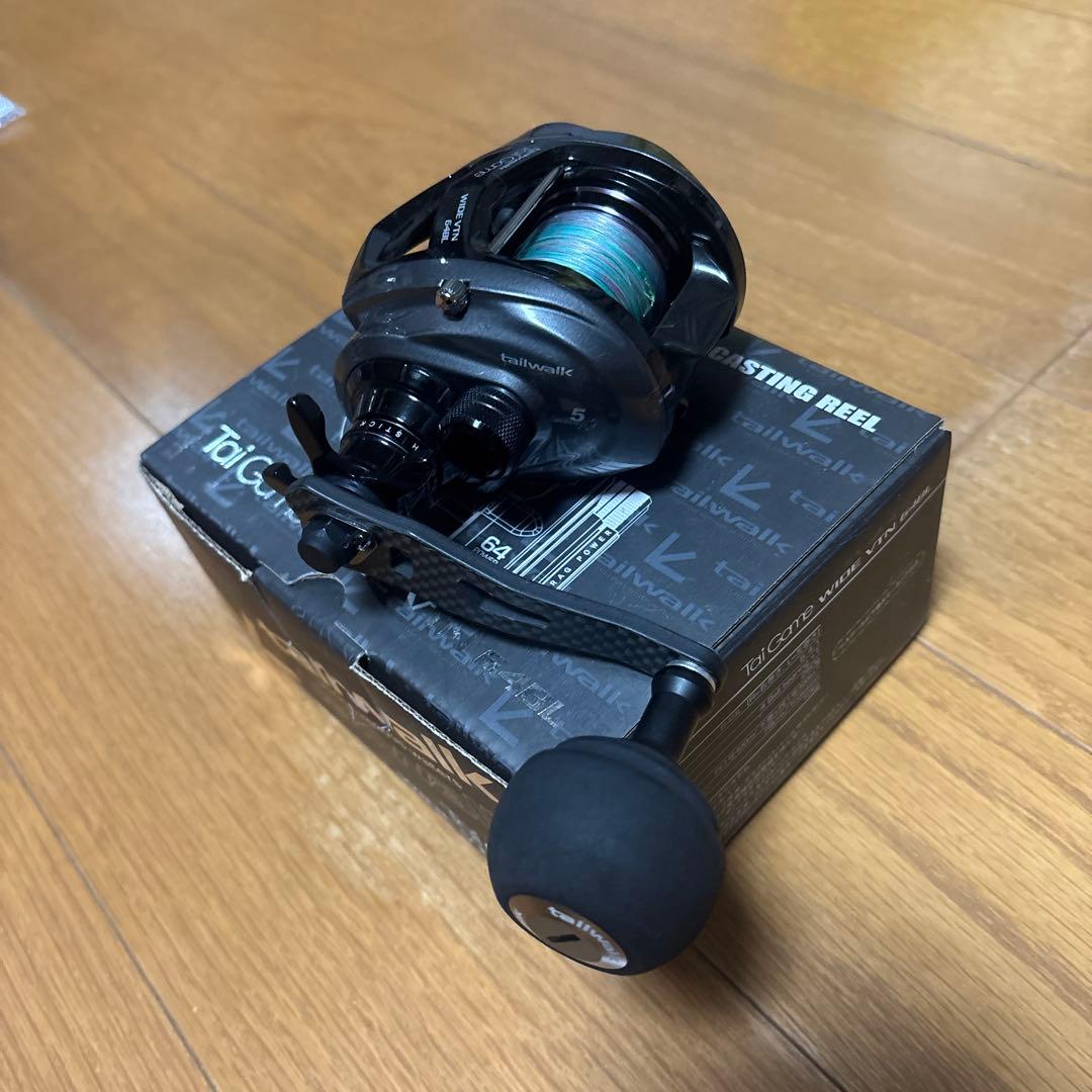 タイゲームワイドVTN 64BL 左巻き　リール　タイラバ
