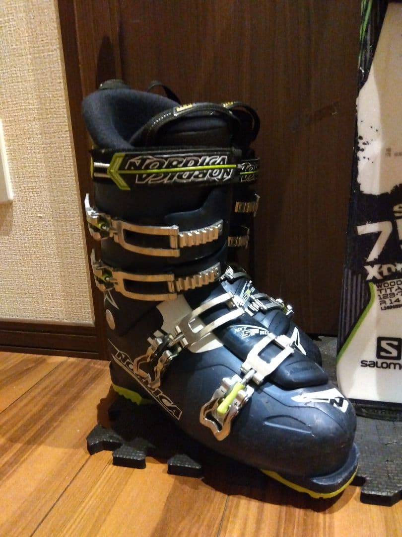 美品【ハイエンド】SALOMON/メンズ用/スキーセット/メンテ・WAX済み✔