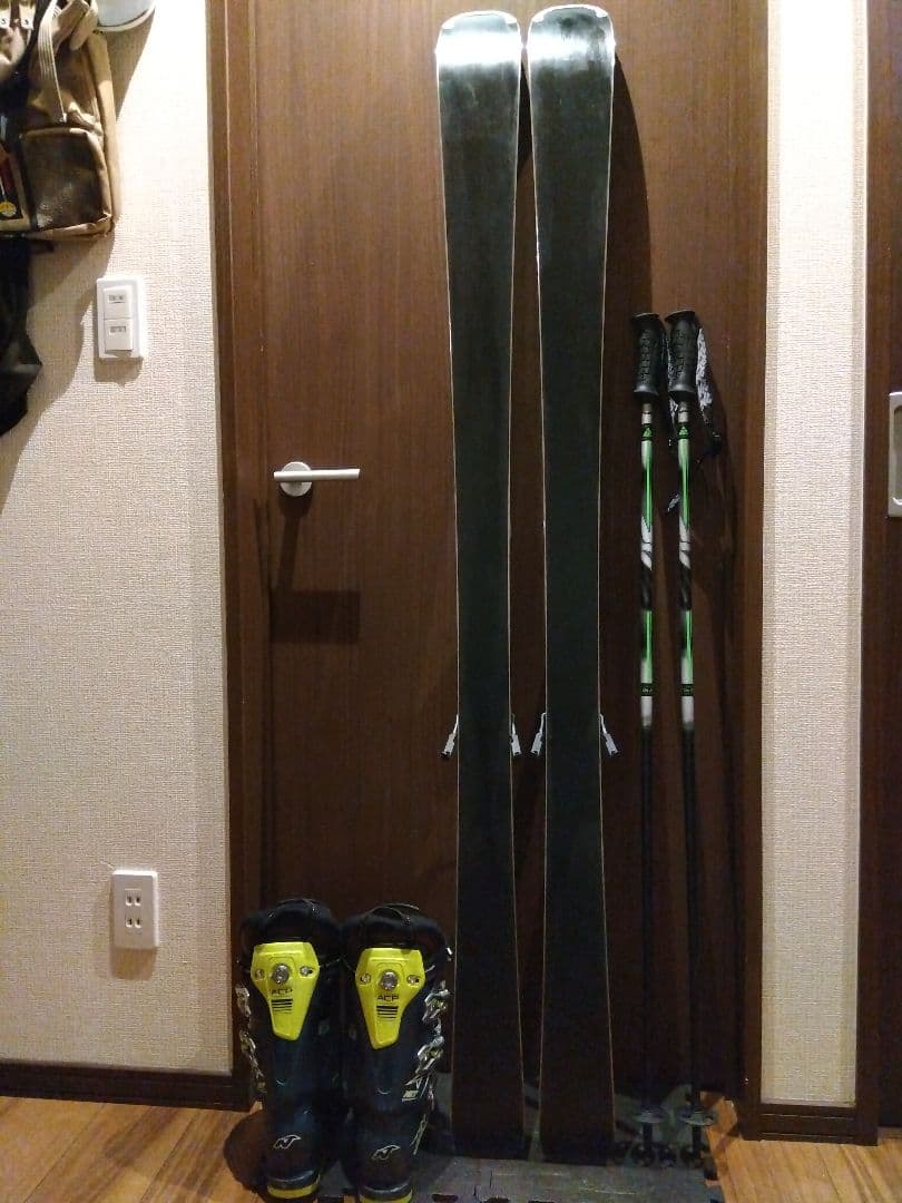 美品【ハイエンド】SALOMON/メンズ用/スキーセット/メンテ・WAX済み✔