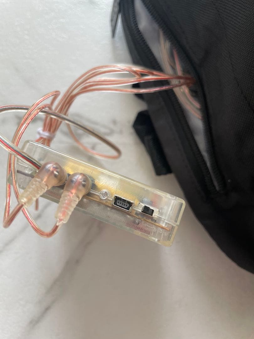 新品未使用FYDELITY スピーカー付きリュック　レトロ　ブラック