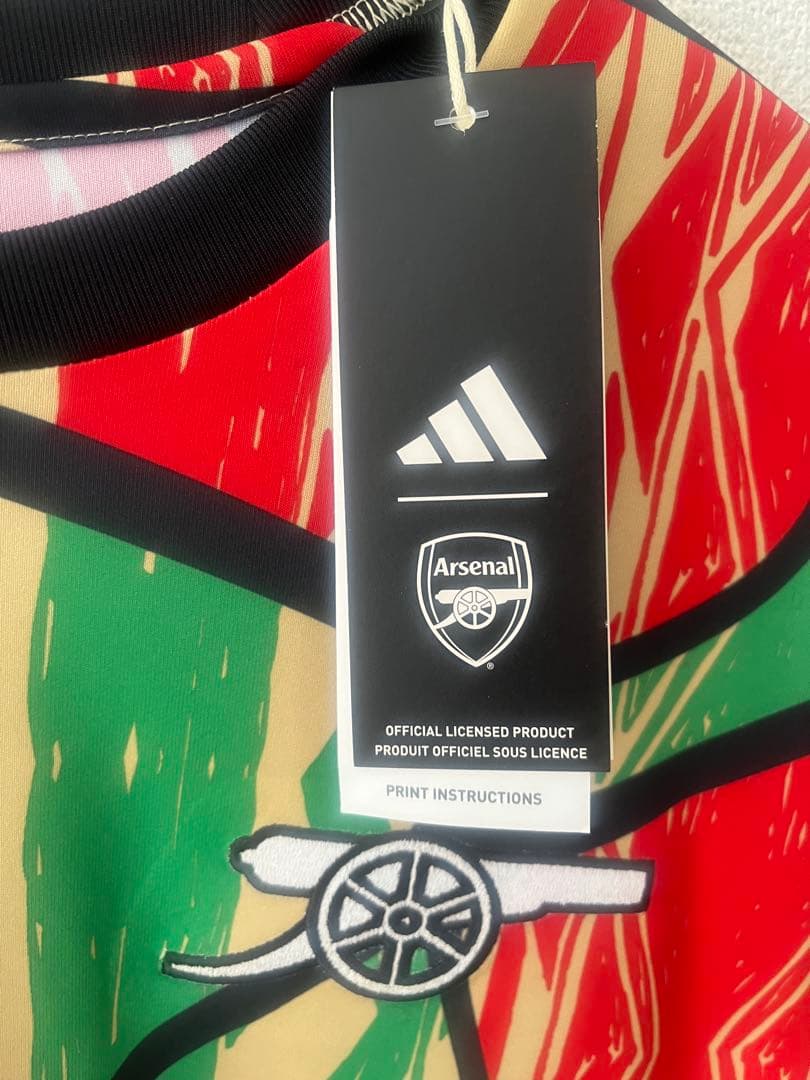 新品・未使用24/25アーセナル adidas ウォームアップウェア XLサイズ