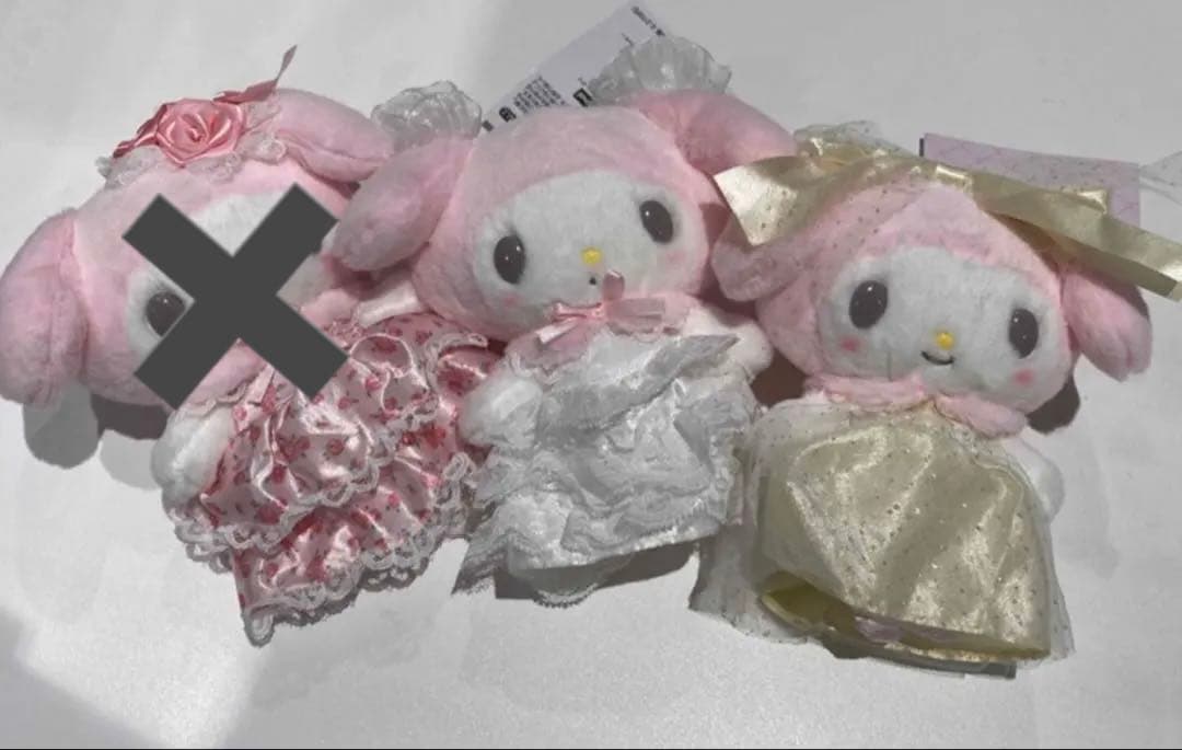 レディマイメロディ　マスコットホルダー　サンリオ　マイメロ　ぬいぐるみ2点セット