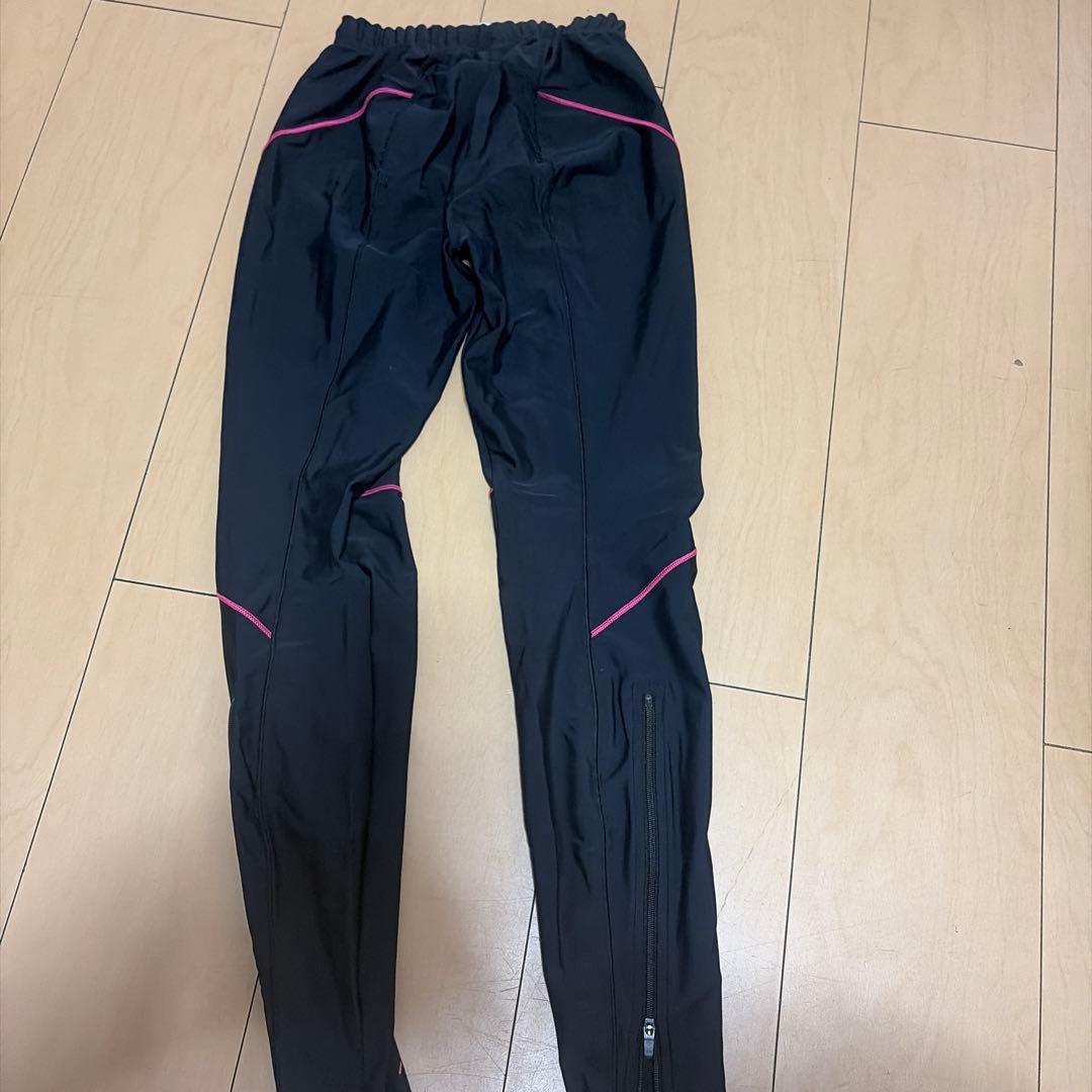Mizuno NXT ストレッチロングタイツ ブラック/ピンク
