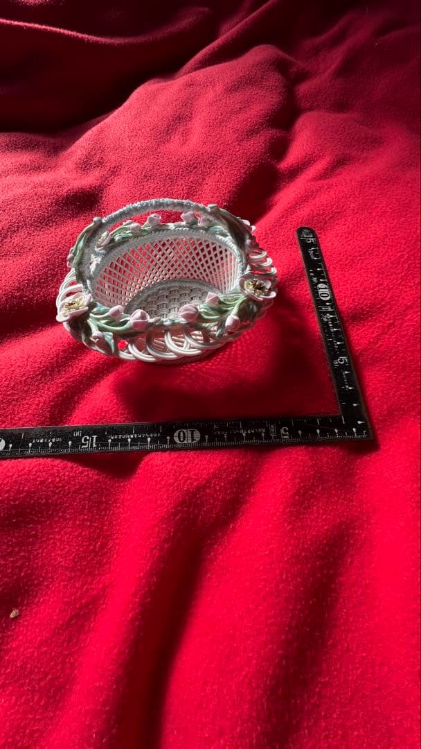 ☆新品☆陶器　飾り物　アイリッシュ・ドレスデン風