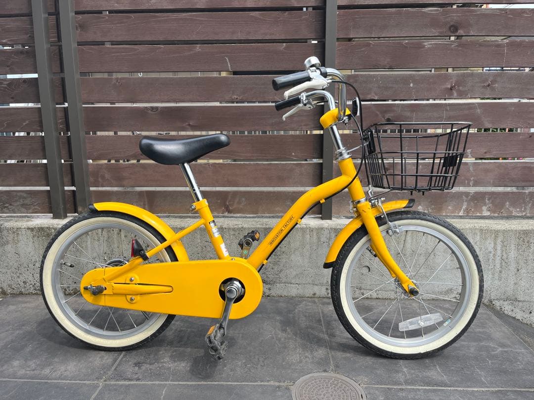 幼児用自転車　16インチ　別途補助輪付