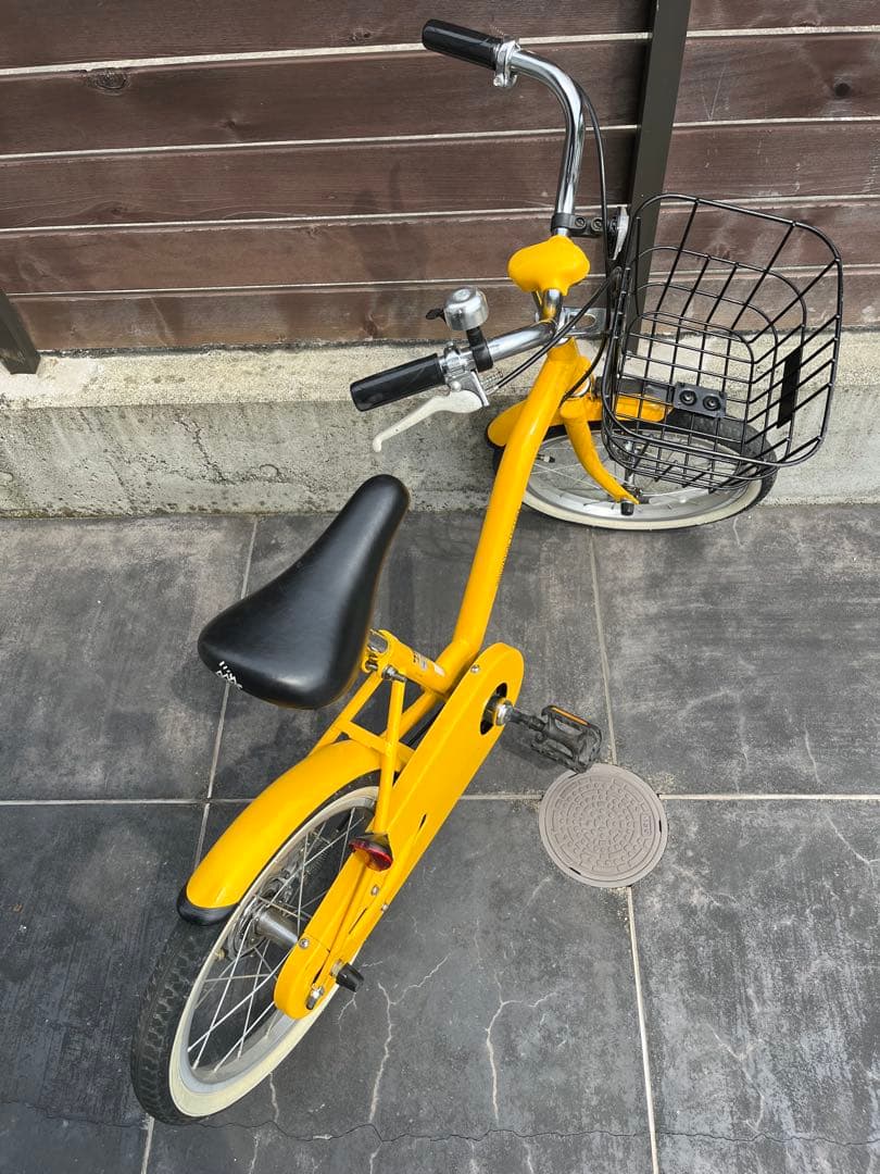 幼児用自転車　16インチ　別途補助輪付