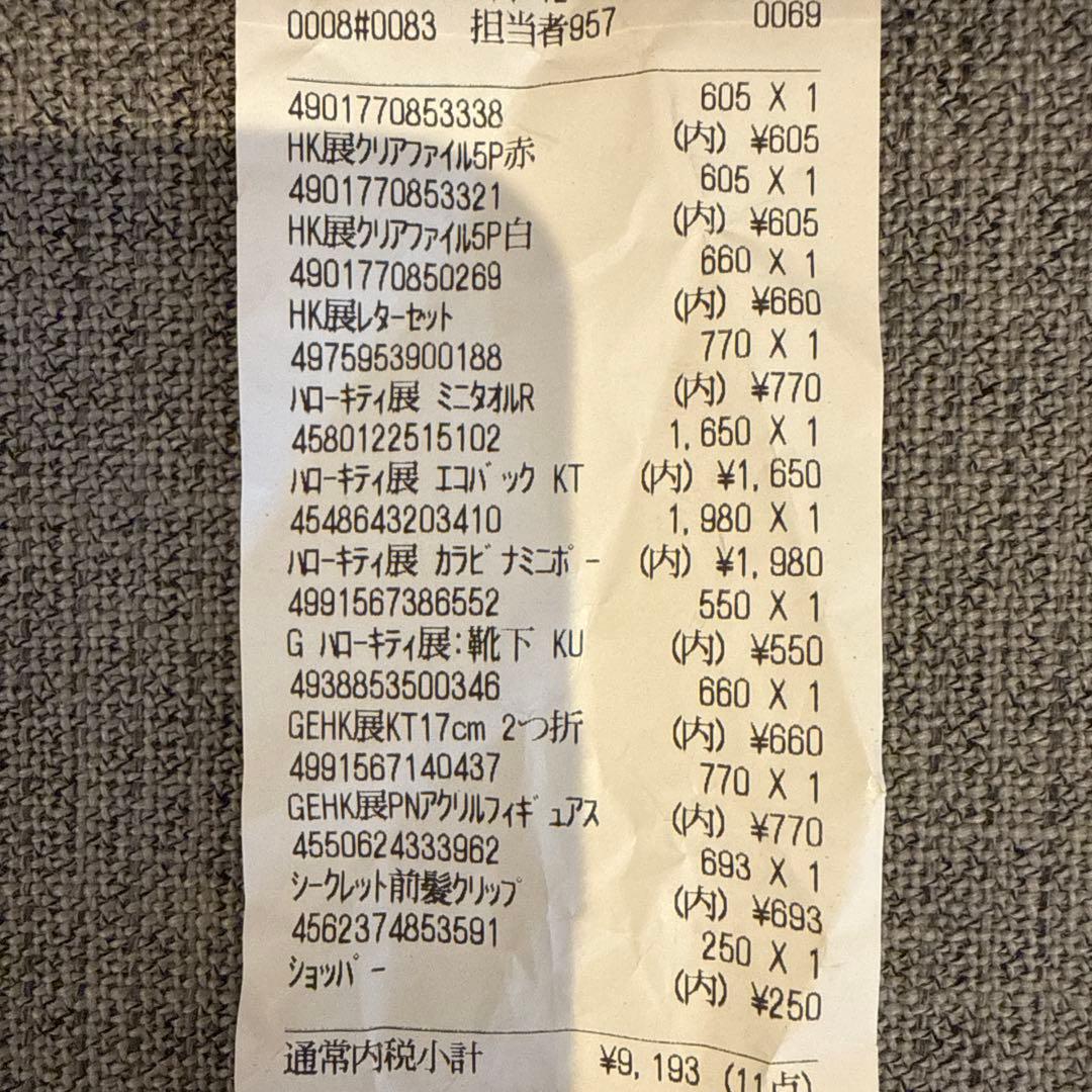 【新品未開封】ハローキティ展　グッズ一式