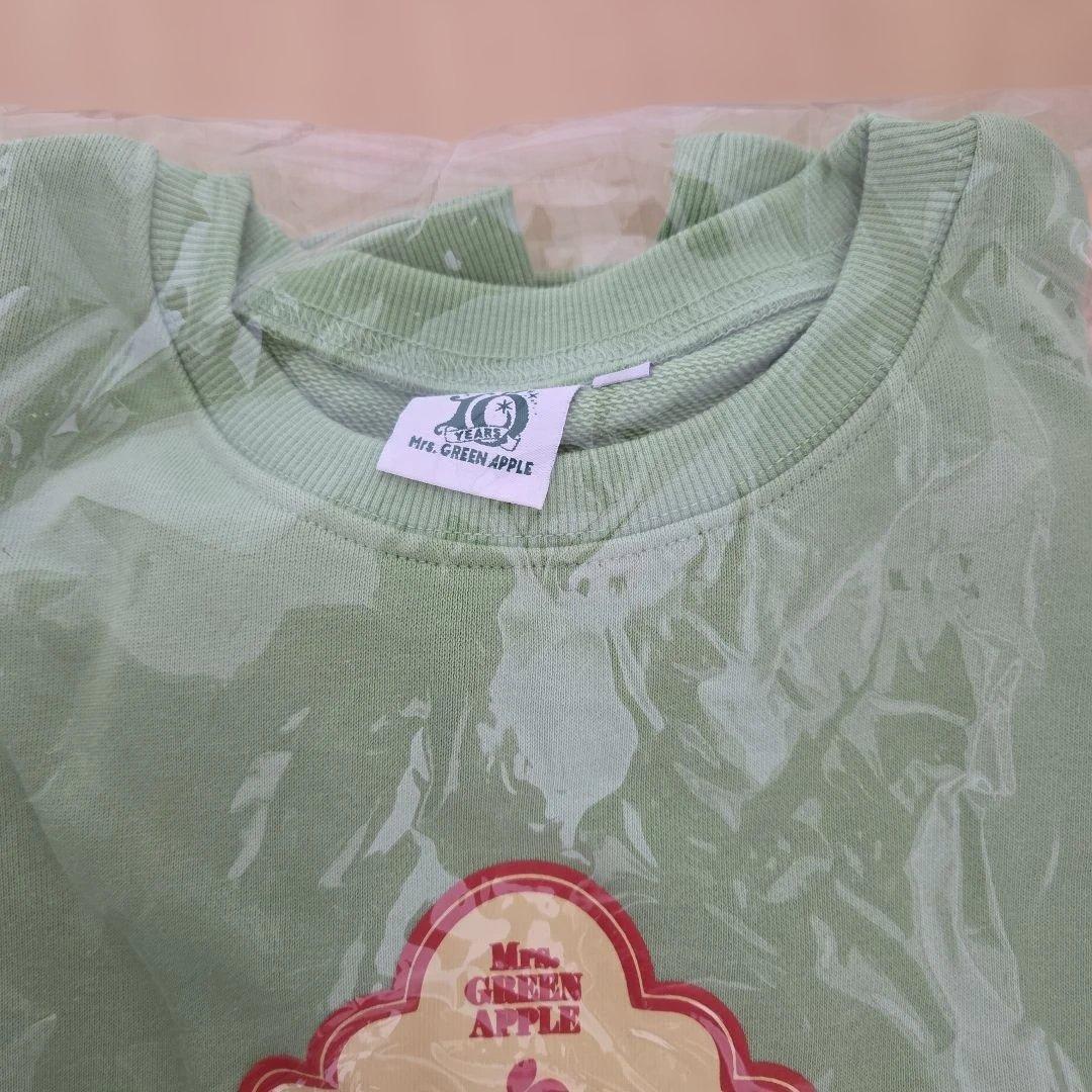 Mrs. GREEN APPLE クルーネックプルオーバー グリーン Mサイズ