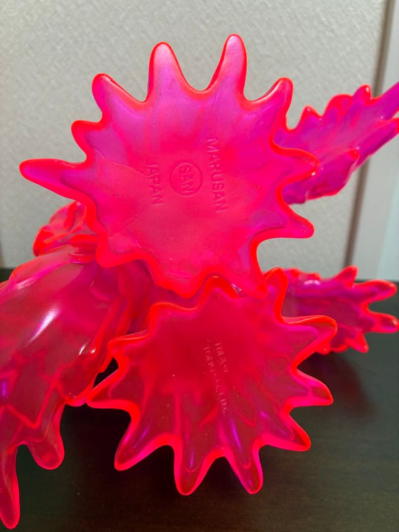 ヘドラ ファントム 約30cm 蛍光ピンク クリア ソフビ　マルサン