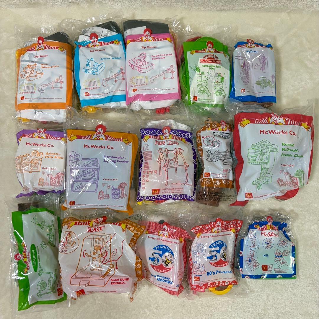 【希少】マクドナルド ハッピーセット おもちゃ 未開封 平成 当時物 90s〜
