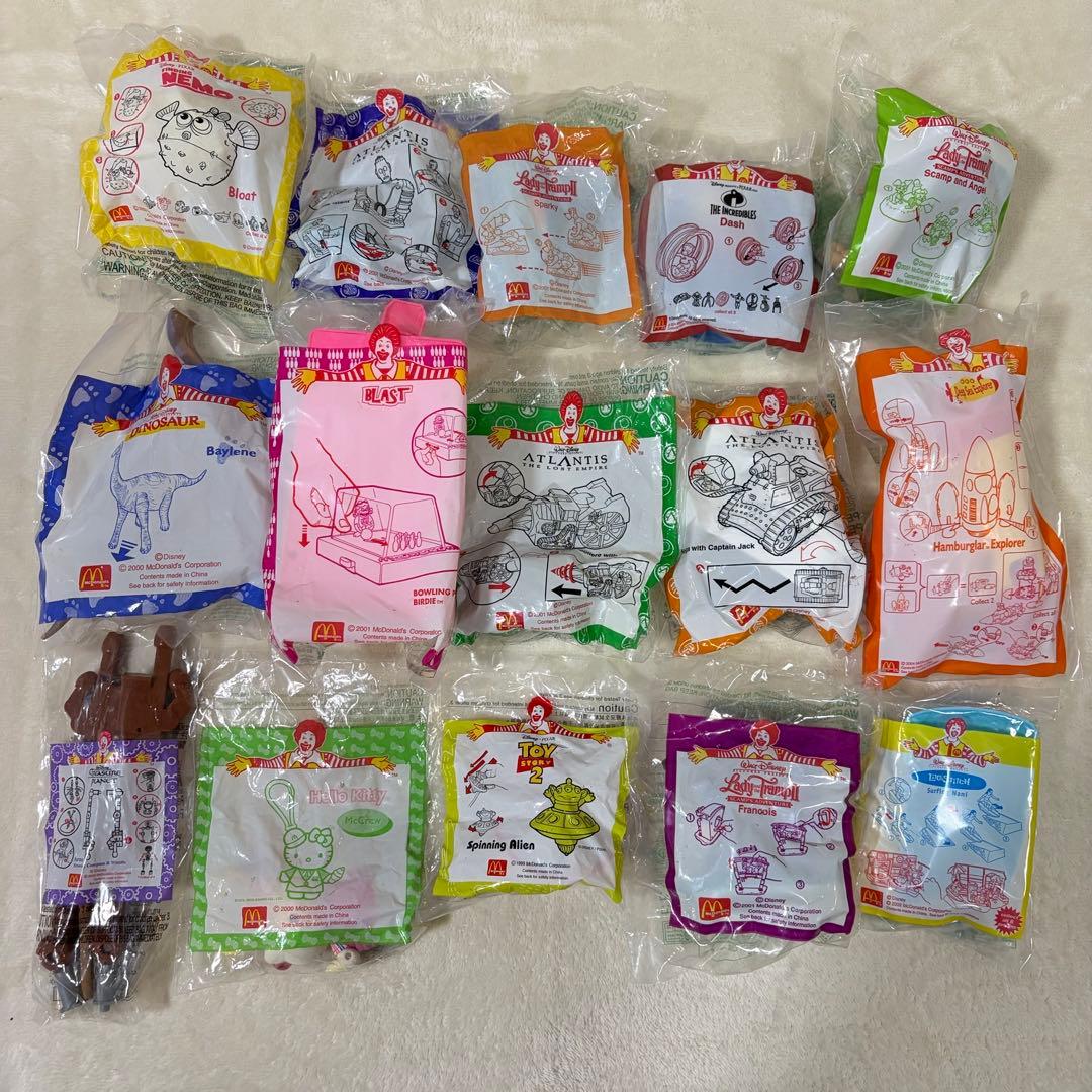 【希少】マクドナルド ハッピーセット おもちゃ 未開封 平成 当時物 90s〜