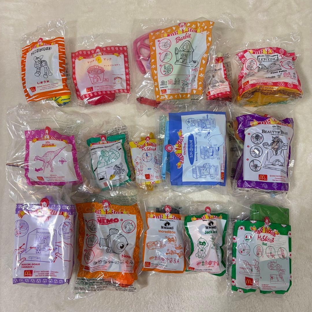 【希少】マクドナルド ハッピーセット おもちゃ 未開封 平成 当時物 90s〜