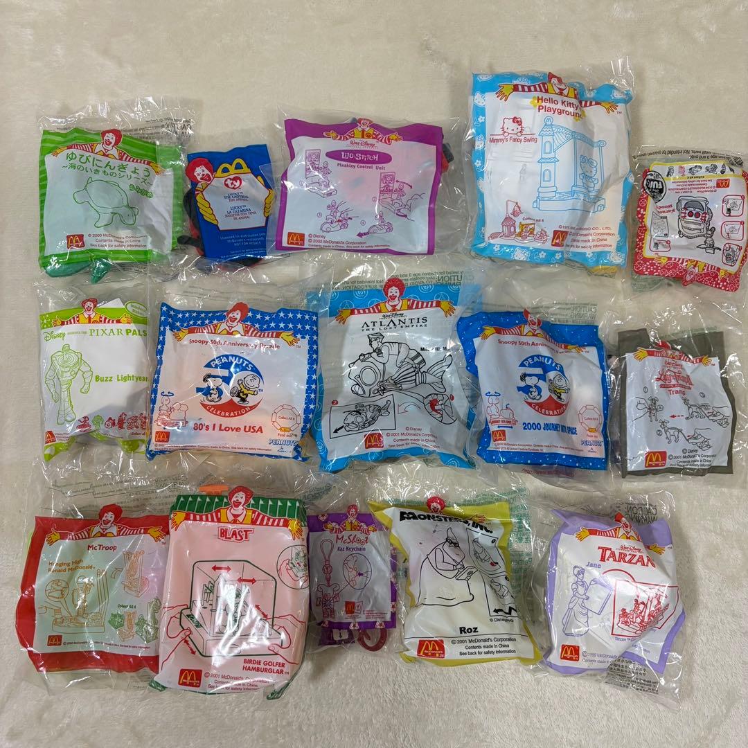 【希少】マクドナルド ハッピーセット おもちゃ 未開封 平成 当時物 90s〜