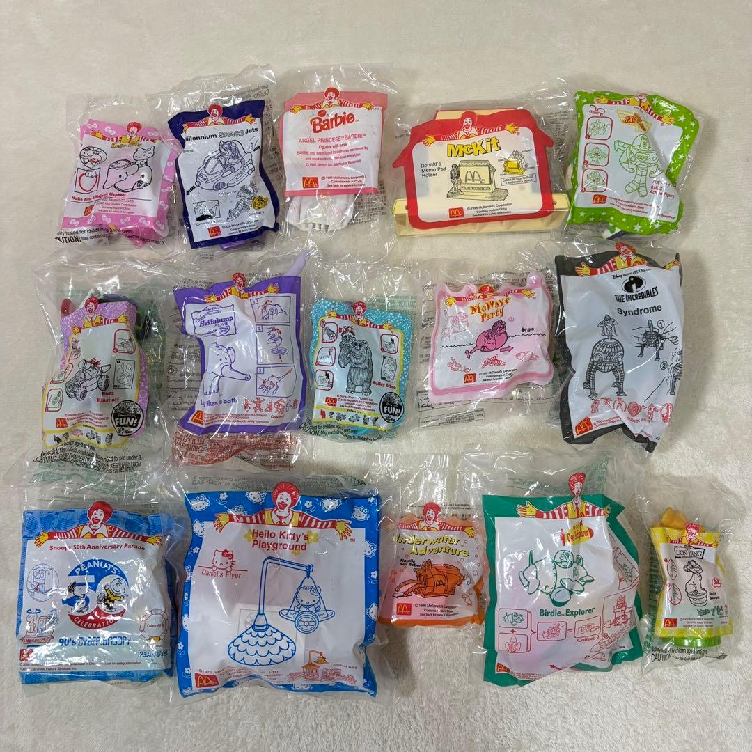 【希少】マクドナルド ハッピーセット おもちゃ 未開封 平成 当時物 90s〜