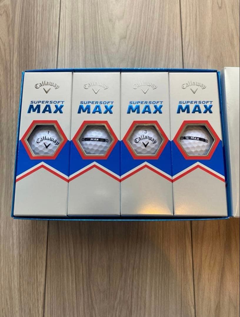 4ダース callaway キャロウェイ スーパーソフトMAX 白　ゴルフボール