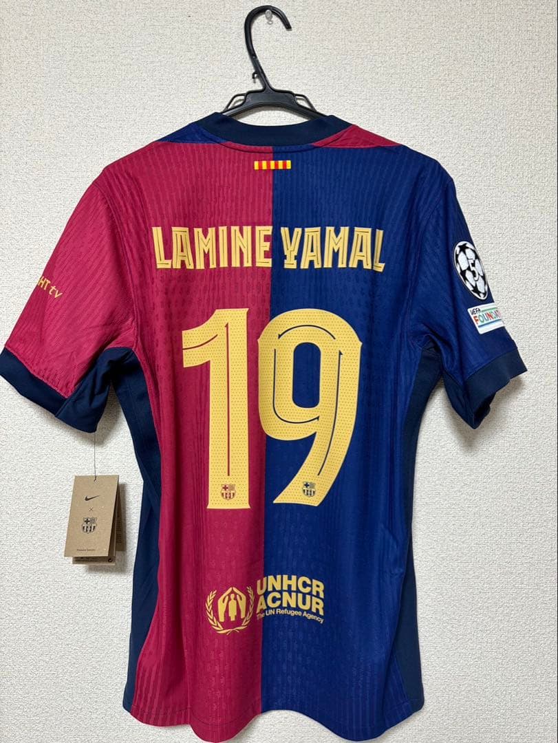 【正規品】FCバルセロナ　ラミン ヤマル　ユニフォーム　オーセンティック　ナイキ