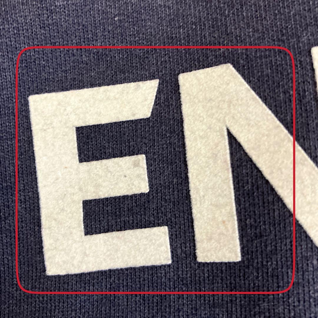 00s UMBRO サッカーイングランド代表 ジップジャケット 古着 刺繍 紺