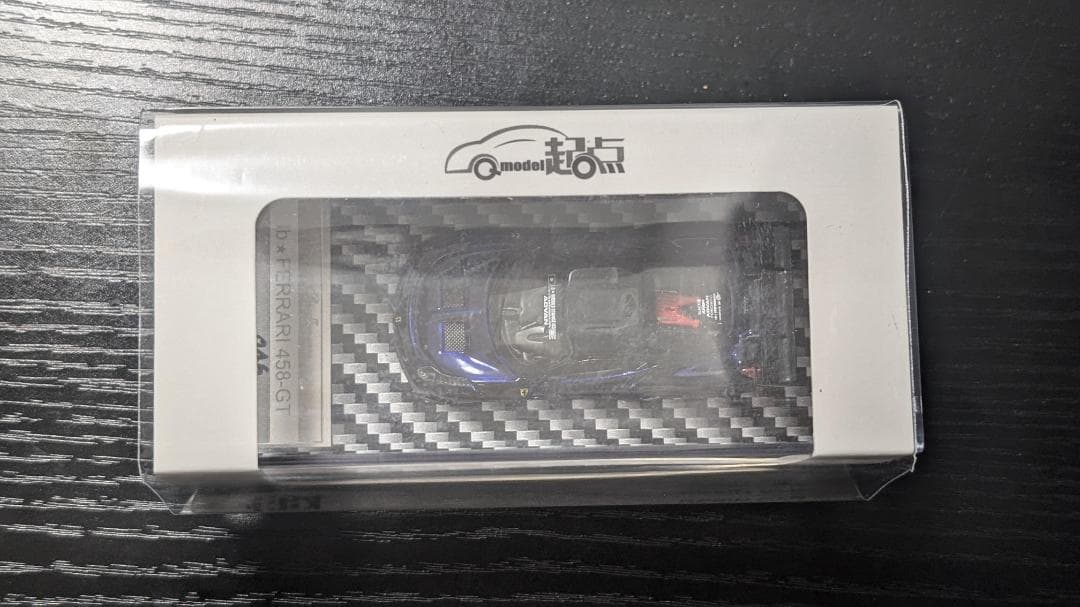 1/64 QIDIAN フェラーリ Ferrari LB 458 GT 青