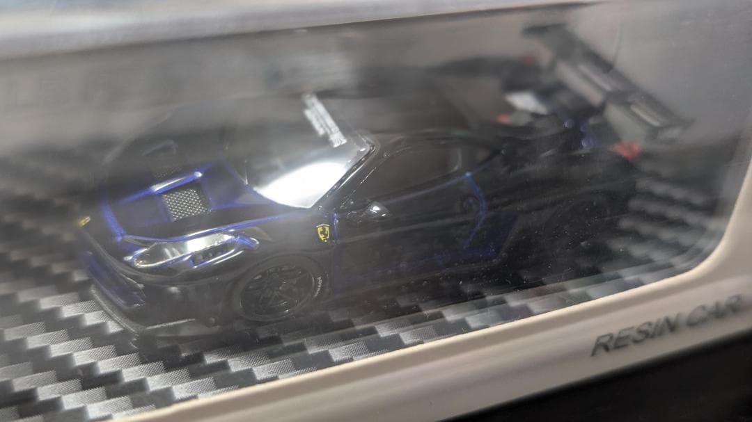1/64 QIDIAN フェラーリ Ferrari LB 458 GT 青