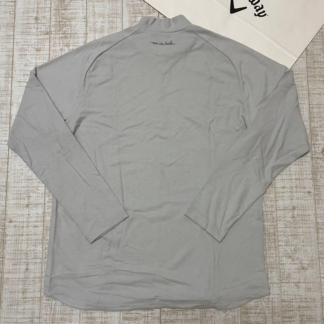 新品 キャロウェイ トラヴィス モックネック フリース グレー XLサイズ