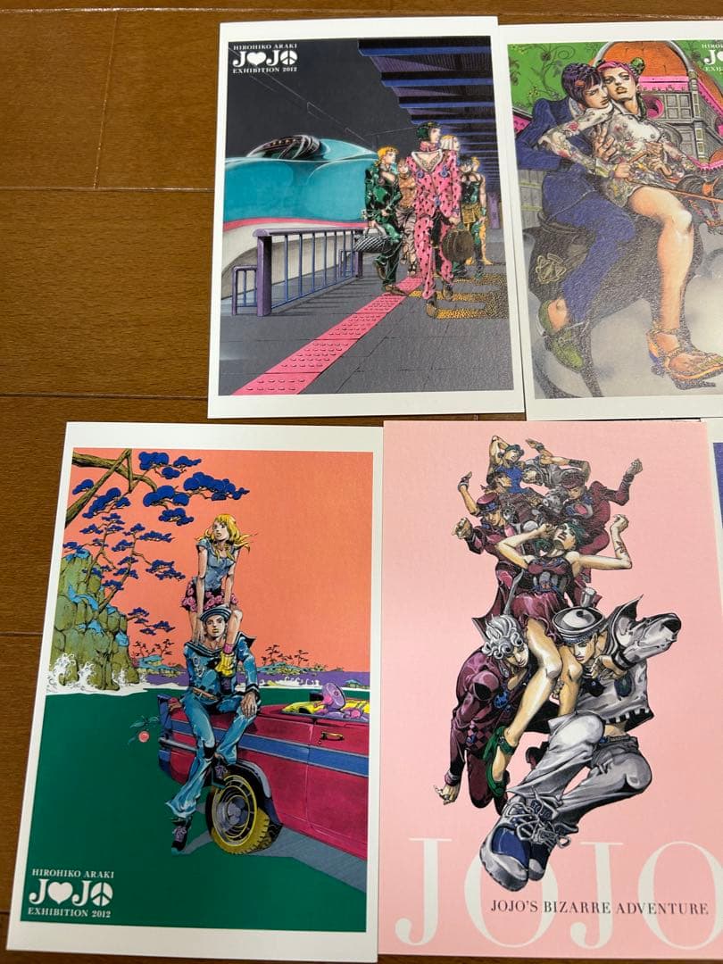7枚セット　2012年　荒木飛呂彦原画展 ジョジョ展　ポストカード　少年ジャンプ