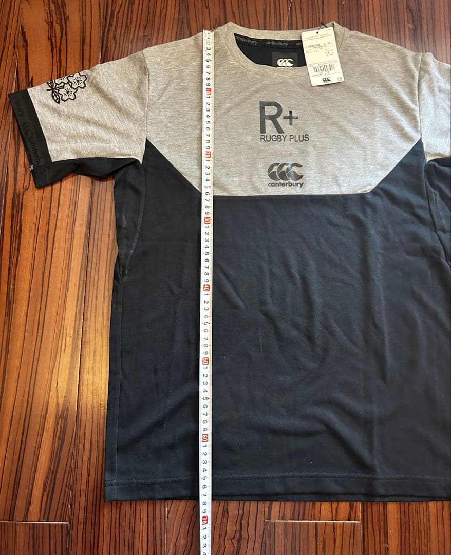 【新品未使用】カンタベリー　R+　ラグビー日本代表 ワークアウトTシャツ　黒　L