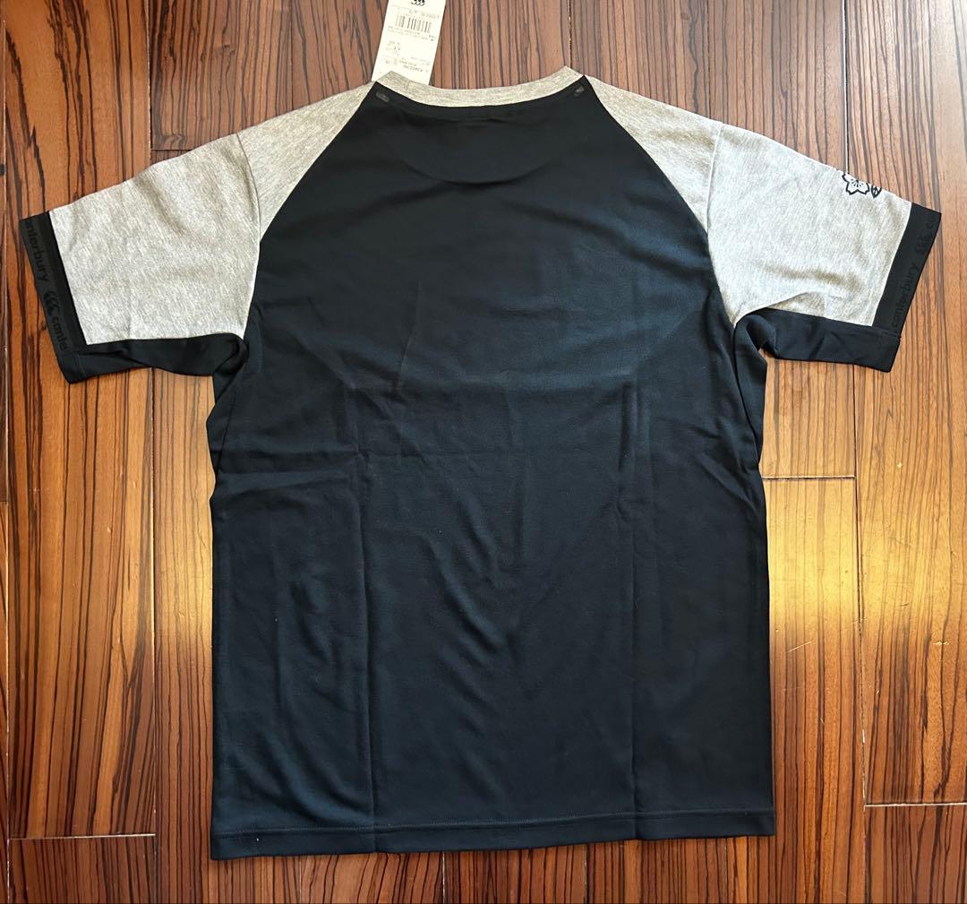 【新品未使用】カンタベリー　R+　ラグビー日本代表 ワークアウトTシャツ　黒　L