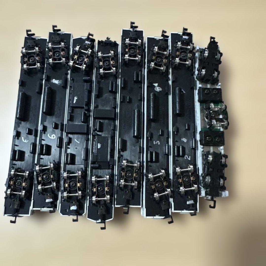 鉄道模型 Nゲージ ユーロライナー 自作室内灯付き。値下げ中
