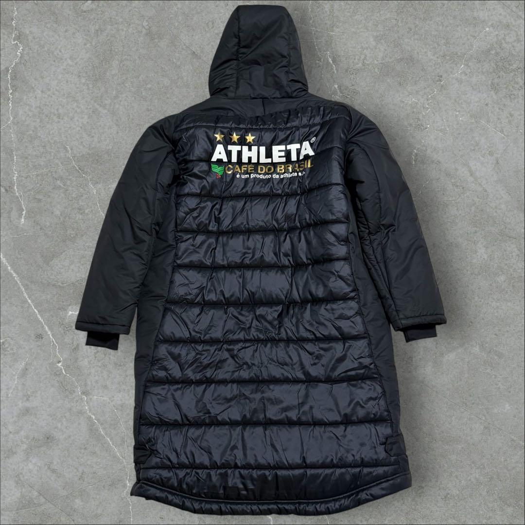 ほぼ新品　 ATHLETA ベンチコート サッカー ジャケット フットサル