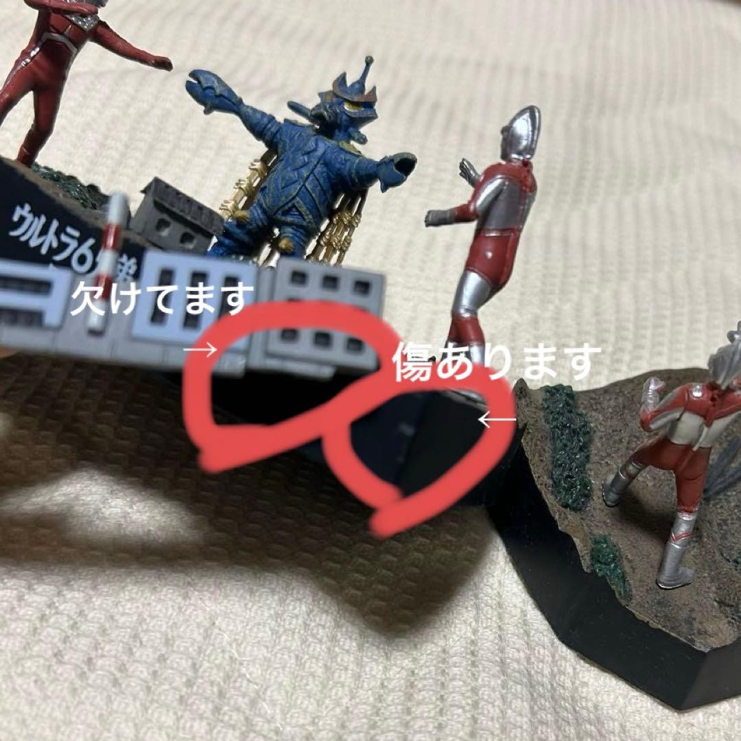 ウルトラマン　ソフビ　フィギュア　ジオラマ　大怪獣ウルトラ6兄弟最後の日！