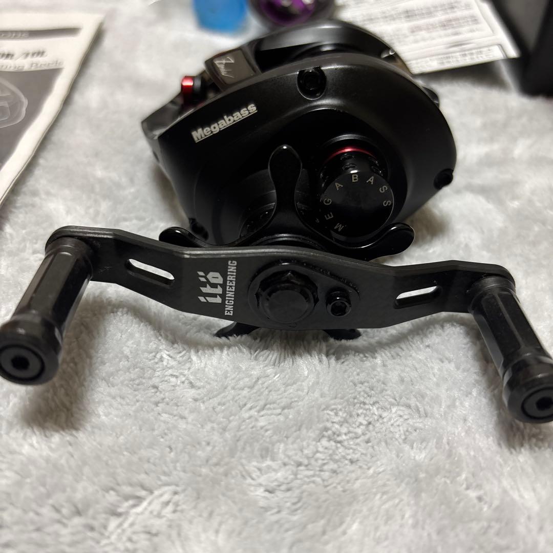 Megabass Zonda 10L ベイトリール　ベイトフィネススプールセット