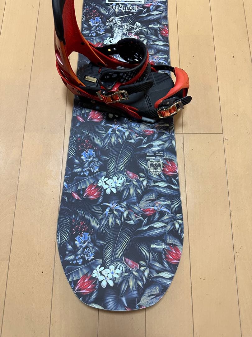 スノーボード DEVGURU 153cm ビンディング　BURTON sizeS