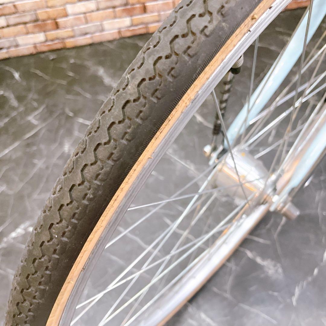 【21】子供用自転車 子供車 Merry Bell 水色 26インチ シングル