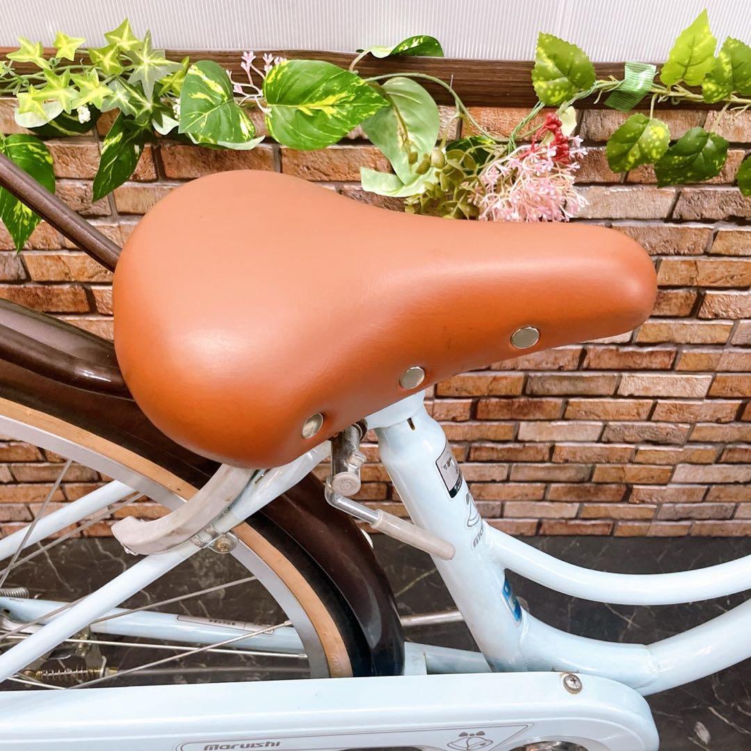 【21】子供用自転車 子供車 Merry Bell 水色 26インチ シングル