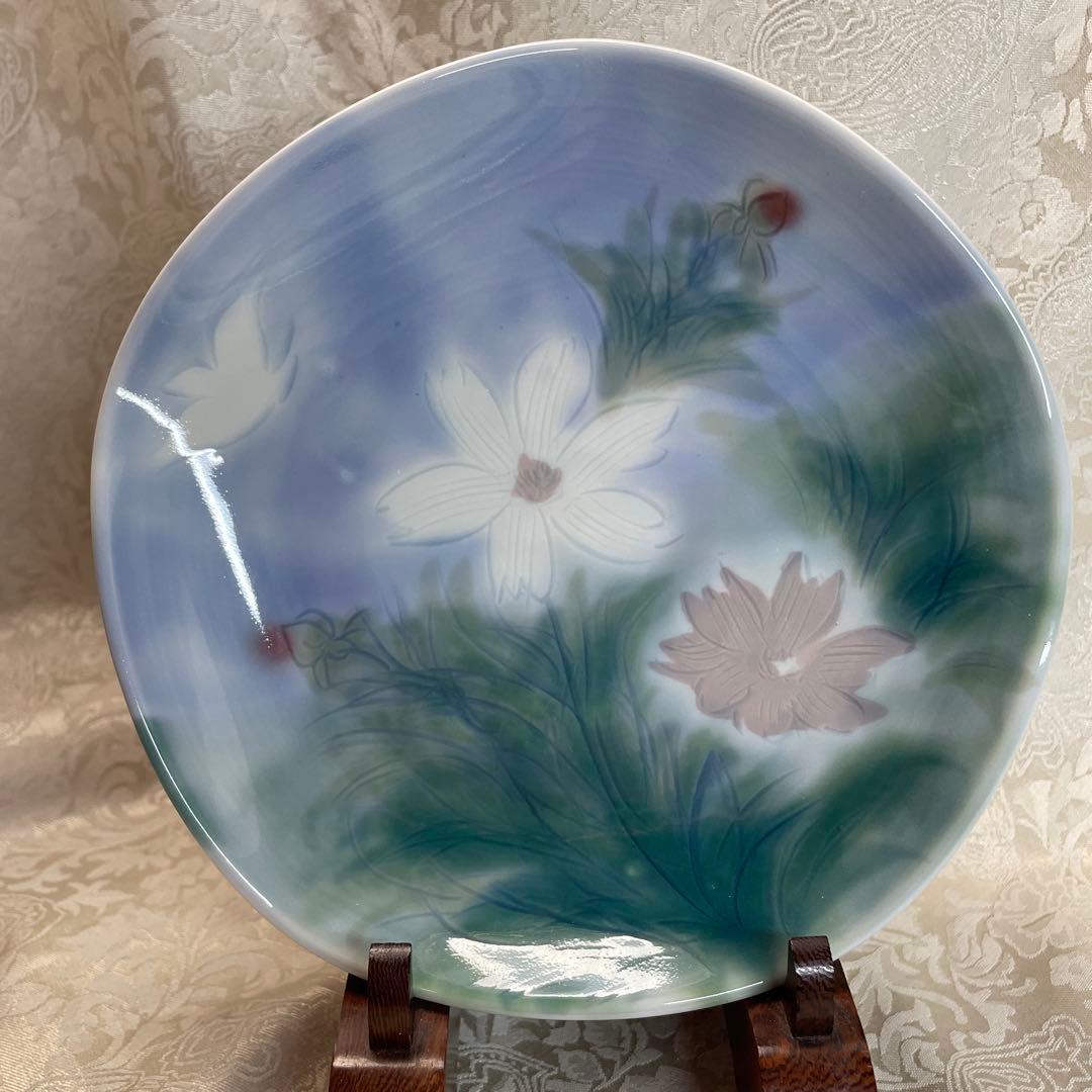 【秤屋苑子】皿　手描き　5枚　日本橋三越・銀座松屋 個展作家