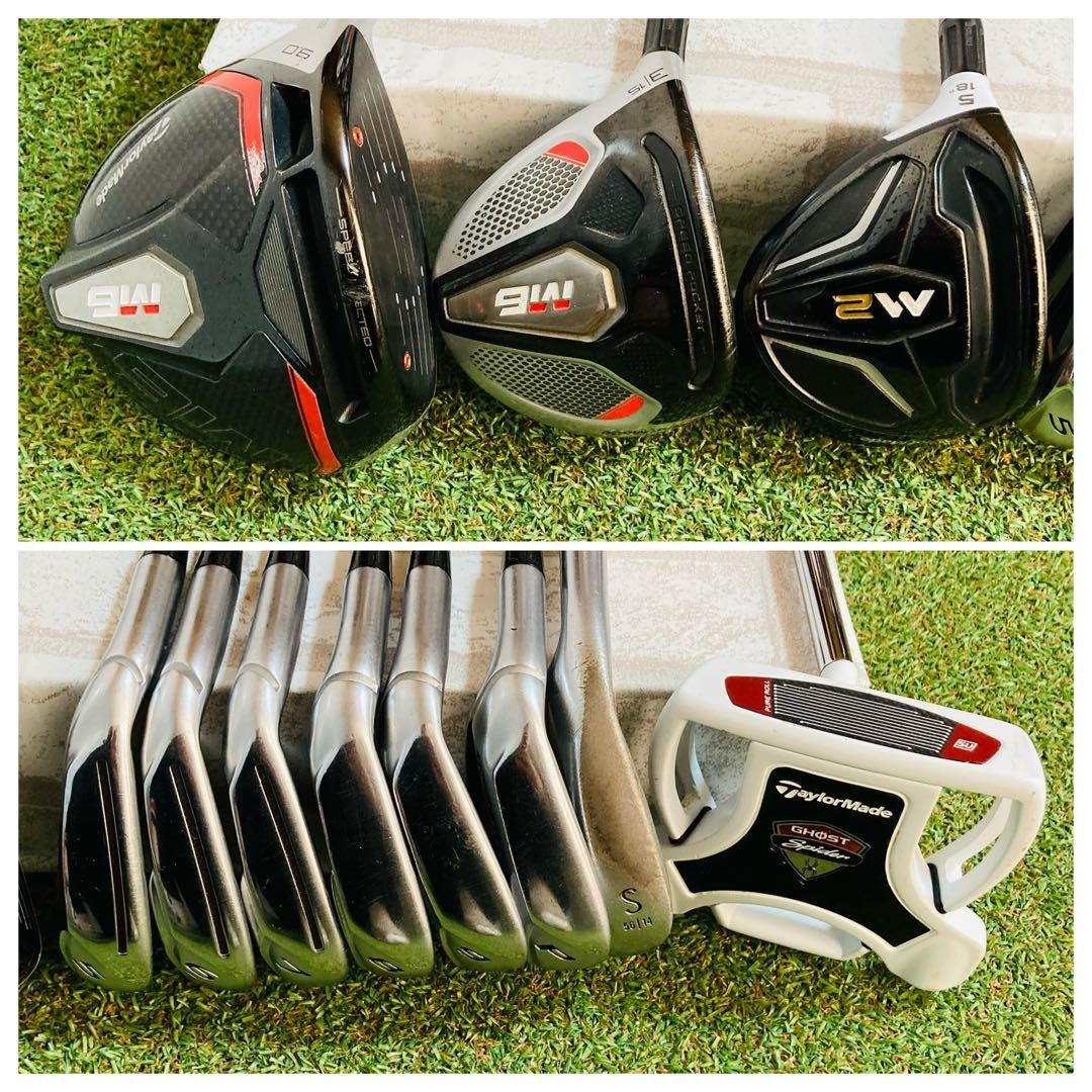 希少なレフティ ぶっ飛び TaylorMade M6 M2メンズ ゴルフセット