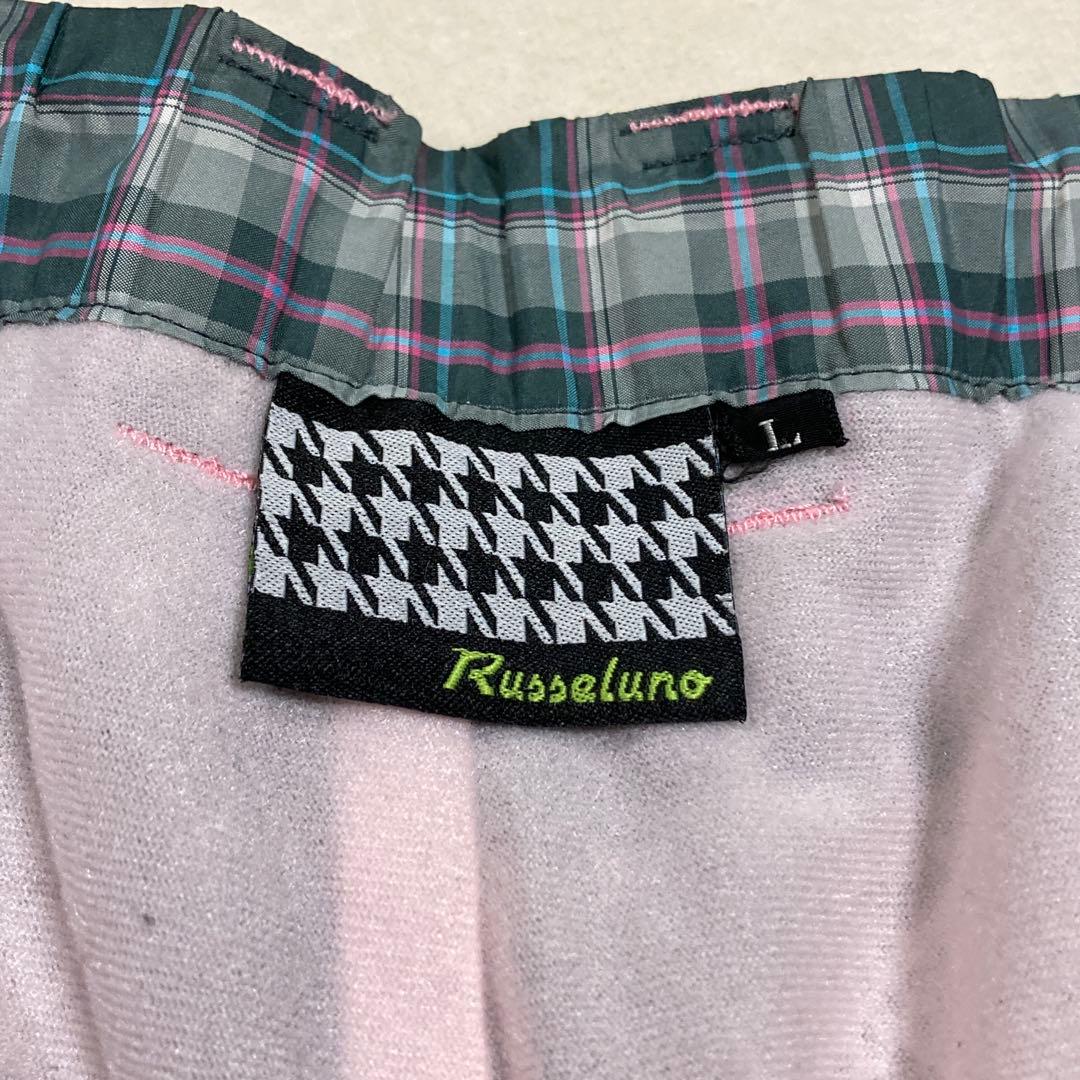 RUSSELUNO ラッセルノ ゴルフパンツ チェック 裏起毛 L
