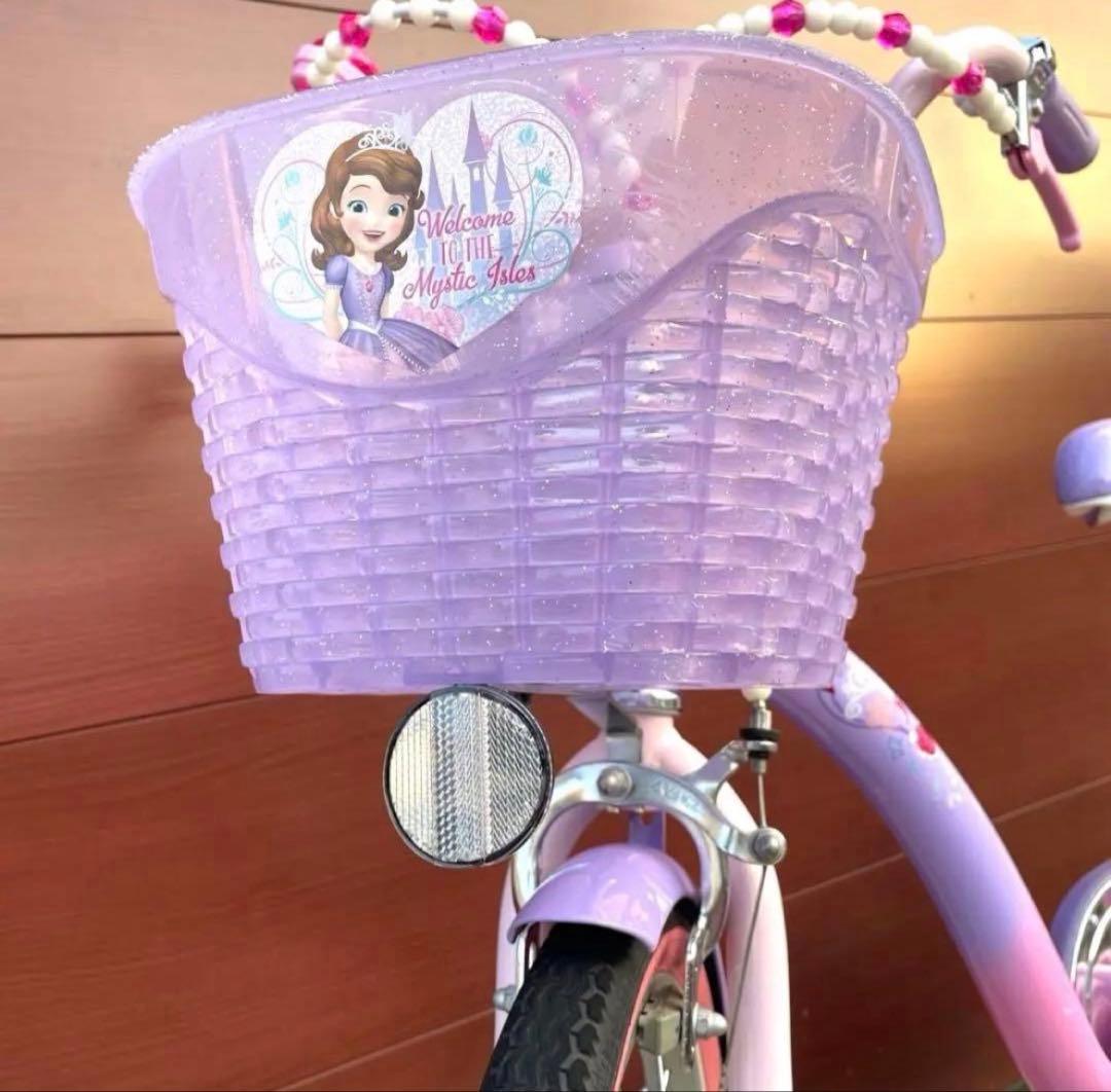 値下げ　ディズニー　ちいさなプリンセス ソフィア 18インチ　自転車　Sofia