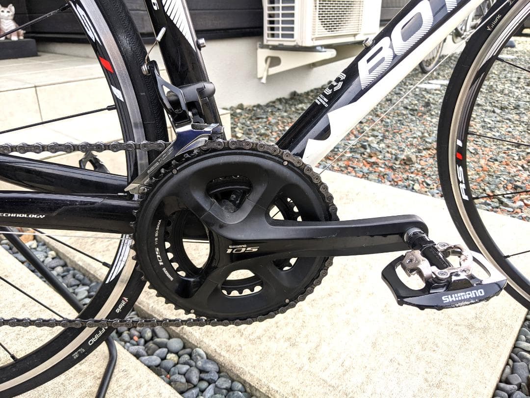 引取限定 極上美品 Bottecchia ロードバイク コンポ105 超軽量