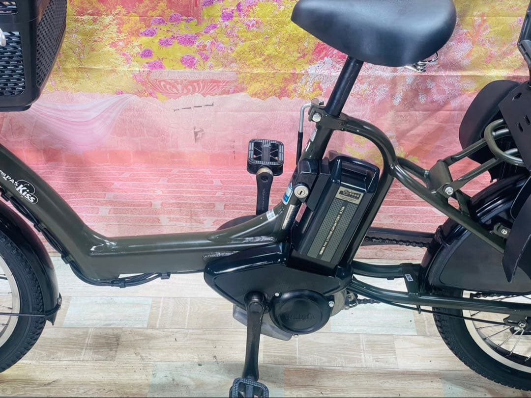 ZK3475 電動自転車 ヤマハ パスキス 子供乗せ 20インチ 送料無料