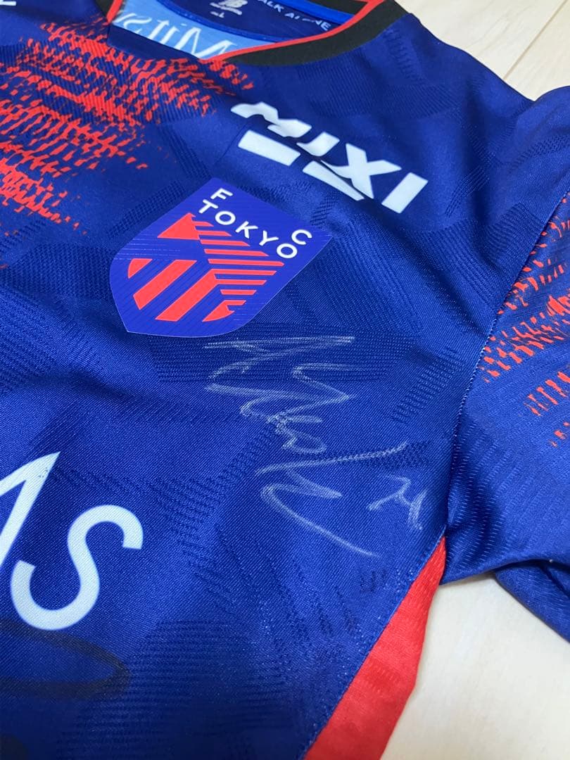 FC東京 2025 1st 岡哲平 オーセンティックユニフォーム 直筆サイン入り