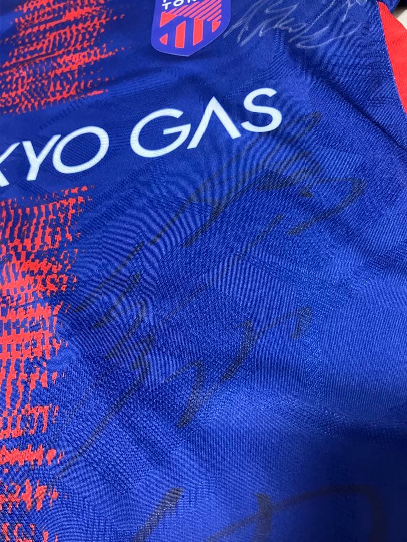 FC東京 2025 1st 岡哲平 オーセンティックユニフォーム 直筆サイン入り