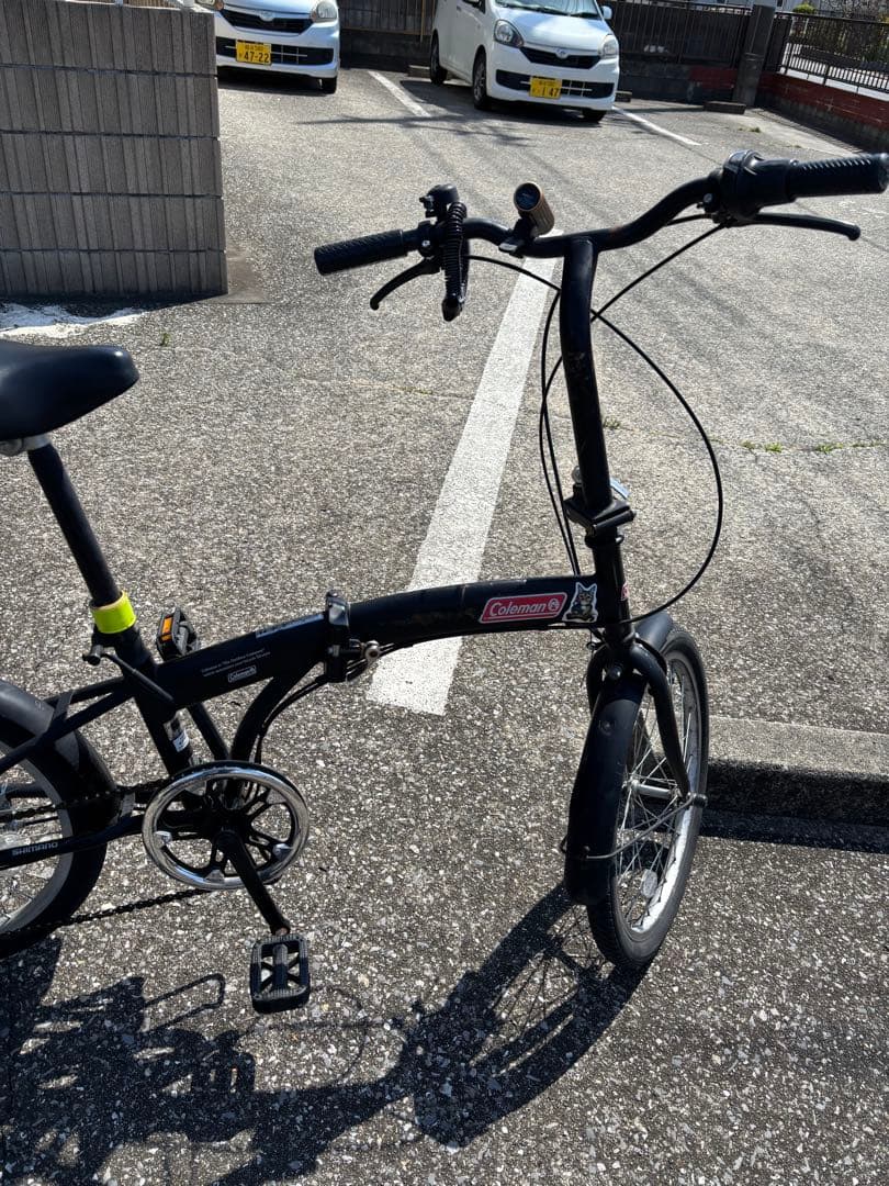 Coleman 折りたたみ自転車 ブラック ［引き取り限定］