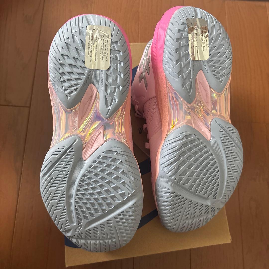 ASICS バレーボールシューズ ピンク　25cm