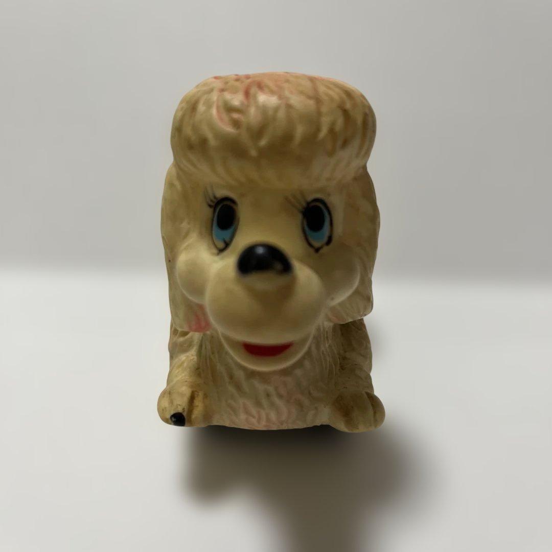 昭和レトロ　ワンサくん　登場キャラ　プードル　ソフビ製　フリクション　日本製
