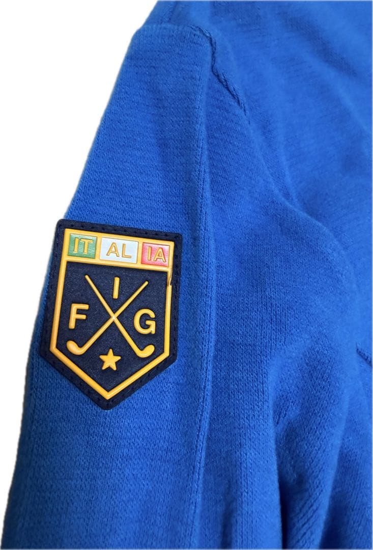 【新品】kappa モックネックフリース　O ブルー
